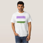 T-SHIRT CONCEPTION AFFLIGÉE PAR FIERTÉ DE GENDERQUEER (Devant entier)
