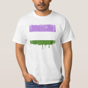 T-SHIRT CONCEPTION AFFLIGÉE PAR FIERTÉ DE GENDERQUEER