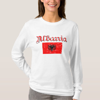 T-shirt Conception albanaise de drapeau