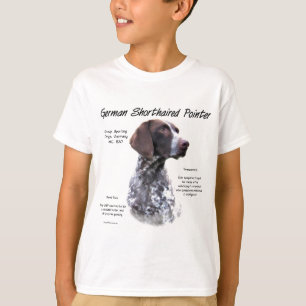T-shirt Conception allemande d'histoire d'indicateur aux