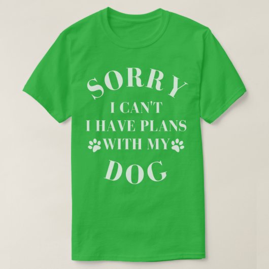 T-shirt Conception Amoureux des chiens avec de mignons Emp (Design devant)