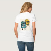 T-shirt Conception amusante à double face de retour à l'éc (Dos entier)
