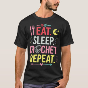 T-shirt Conception amusante de crochet pour amoureux de tr