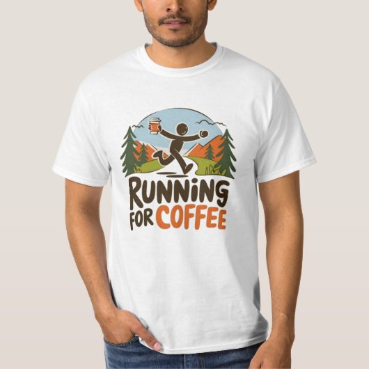 T-shirt Conception amusante et motivante de course (Devant)