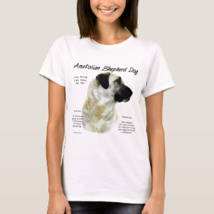 T-shirt Conception anatolienne d'histoire de chien de