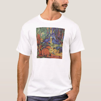 T-shirt Conception animale d'abrégé sur expressionisme