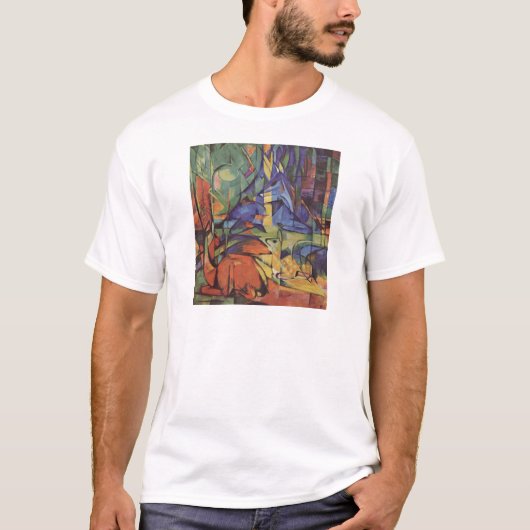 T-shirt Conception animale d'abrégé sur expressionisme (Devant)