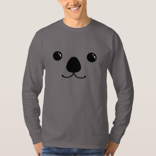 T-shirt Conception animale mignonne de visage de koala