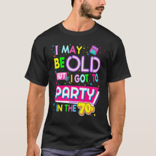 T-shirt Conception années 70 pour tenue de rave pour femme