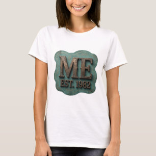T-shirt Conception argent dynamique ME EST 1982