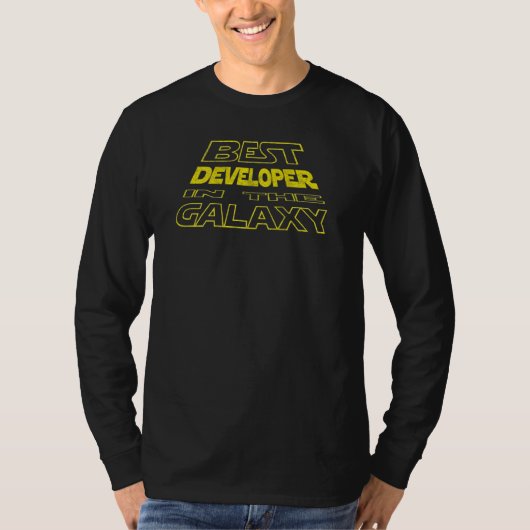 T-shirt Conception arrière de l'espace du développeur (Devant)