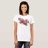 T-shirt Conception ART ABSTRAIT Dynamic Gold (Devant entier)