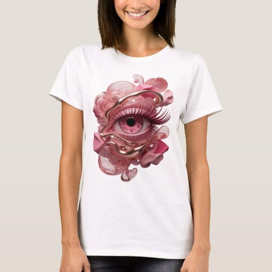 T-shirt Conception ART ABSTRAIT Or Frais (Devant)