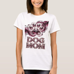 T-shirt Conception audacieuse Classic Silver DOG MOM