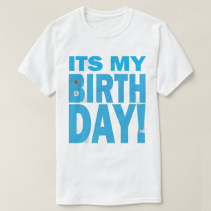 T-shirt Conception audacieuse de Joyeux Anniversaire en bl
