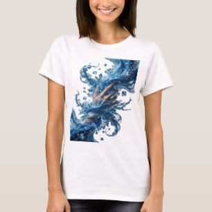 T-shirt Conception audacieuse Edgy Silver WATER'S WIZARDRY