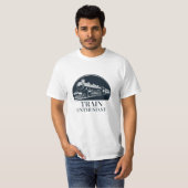 T-shirt Conception audacieuse pour les passionnés de train (Devant entier)