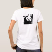 T-shirt Conception avant et arrière Panda Portez les femme (Dos)