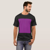 T-shirt Conception avec un Arrière - plan violet étonnant  (Devant entier)