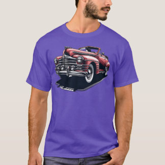 T-shirt conception avec une voiture classique ami famille