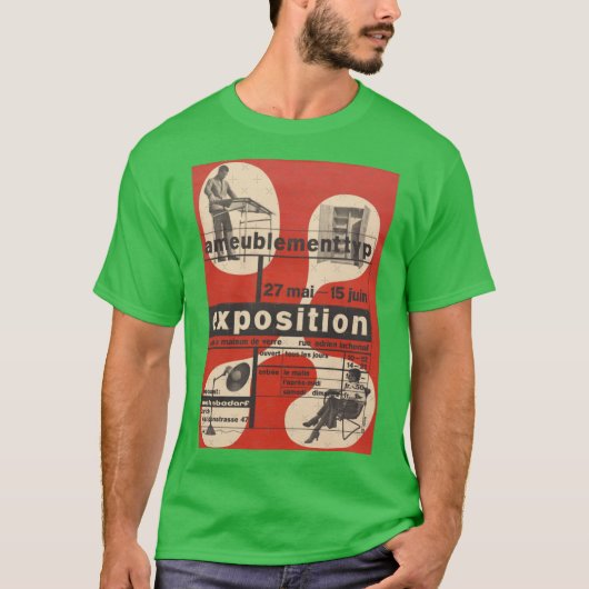 T-shirt conception BauHaus 50 surdimensionné (Devant)