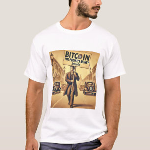 T-shirt Conception Bitcoin Cryptodevise vintage