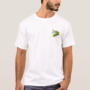 T-shirt Conception blanche de l'affiche Recherchée w/Fron
