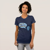 T-shirt Conception bleue de musique de Beethoven de (Devant entier)