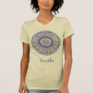 T-shirt Conception bleue marocaine de méditation de yoga