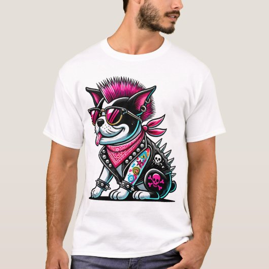 T-shirt Conception Bostie Punk (Devant)
