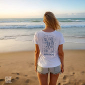T-shirt Conception chrétienne de la pieuvre Eaux profondes