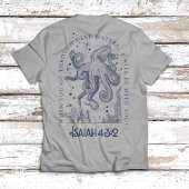 T-shirt Conception chrétienne de la pieuvre Eaux profondes