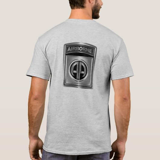 T-shirt Conception Chrome Awesome de la 82e division aérop (Dos)