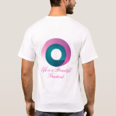 T-shirt Conception circulaire Abstraite moderne (Dos)