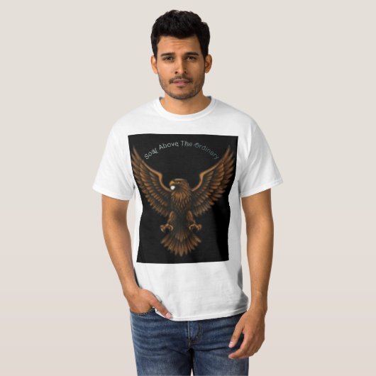 T-shirt Conception classique d'aigle sur la mode standard  (Devant entier)