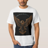 T-shirt Conception classique d'aigle sur la mode standard  (Devant)