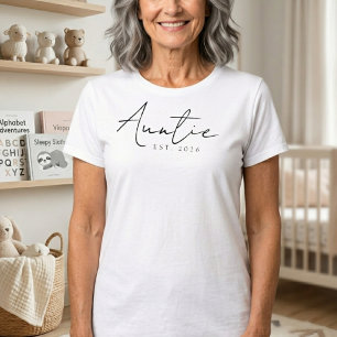 T-shirt Conception classique de script de famille d'année 