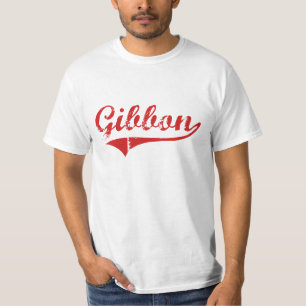 T-shirt Conception classique du Nébraska de gibbon