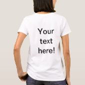 T-shirt Conception colorée d'abrégé sur mélange (Dos)