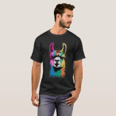 T-shirt Conception colorée du cheval (Devant entier)