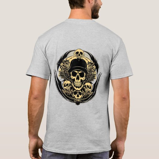 T-shirt Conception complexe du crâne (Dos)