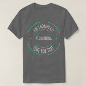 T-shirt Conception comptable (Design devant)