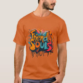 T-shirt Conception conviviale de Vibes (Devant)