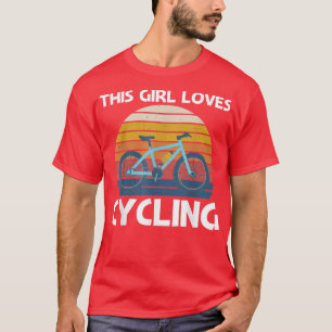 T-shirt Conception cool Cyclisme Pour Filles Femmes Vélo