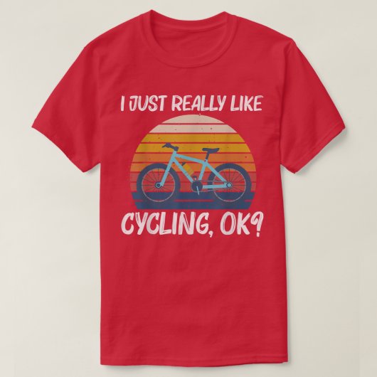 T-shirt Conception cool Cyclisme Pour Hommes Femmes Vélo C (Design devant)