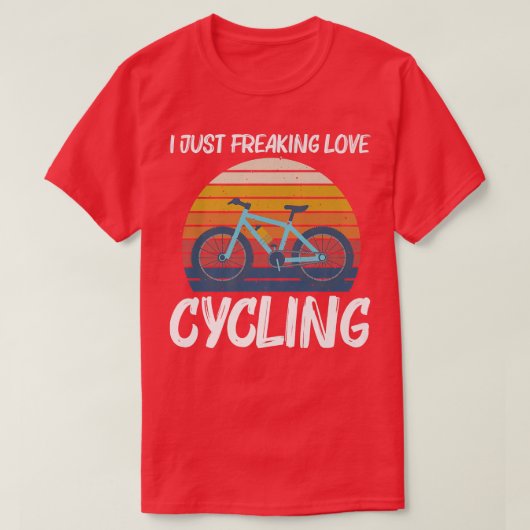 T-shirt Conception cool Cyclisme Pour Hommes Femmes Vélo C (Design devant)