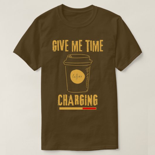 T-shirt Conception cool de la tarification du café (Design devant)