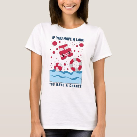 T-shirt Conception cool Lifeguard - Si Vous Avez Une Voie (Devant)