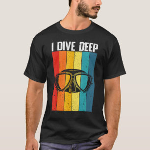T-shirt Conception Coucher De Soleil De I Dive Deep Pour P