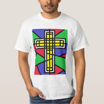Conception croix couleur Abstraite